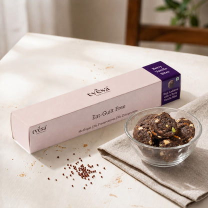 Berry Vanilla Ragi Bites